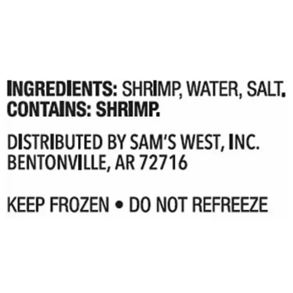 Member's Mark Farm Raised Jumbo Raw Shrimp, Frozen, 21-25 ct. per pound, 2 lbs. - Imagen 3