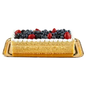 Member's Mark Sweet Fruit Topped Chantilly Cream Bar Cake, 46 oz.