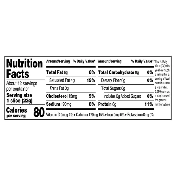 Member's Mark Smoked Provolone Cheese Slices, 2 lb. - Imagen 2