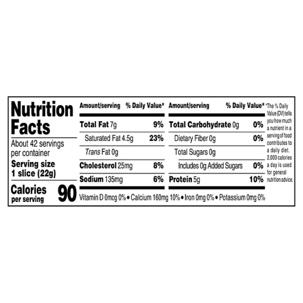 Member's Mark Sliced Sharp Cheddar Cheese, 2 lbs. - Imagen 2
