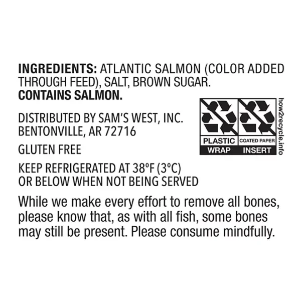 Member's Mark Cold Smoked Atlantic Salmon, 1 lb. - Imagen 3