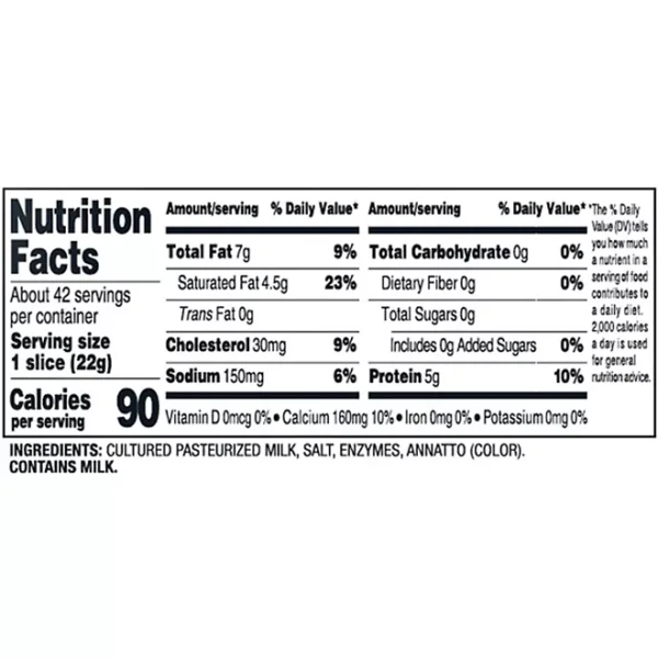 Member's Mark Sliced Mild Cheddar Cheese, 2 lbs. - Imagen 2