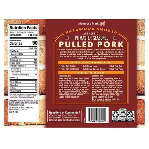 Member's Mark Pulled Pork 2 lbs. - Imagen 2