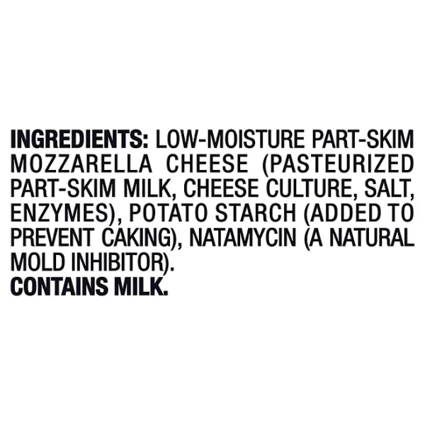 Member's Mark Part-Skim Shredded Mozzarella Cheese 1 lb., 2 pk. - Imagen 3