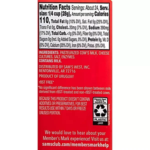 Member's Mark Shredded Parmesan Cheese, 24 oz. - Imagen 2