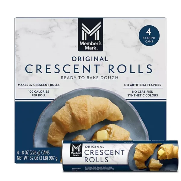 Member's Mark Original Crescent Rolls, 4 pk.