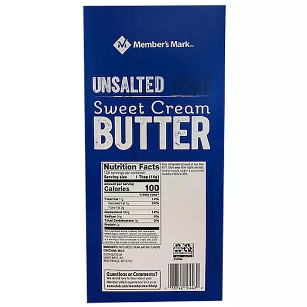 Member's Mark Unsalted Sweet Cream Butter Block 4 ct. - Imagen 2