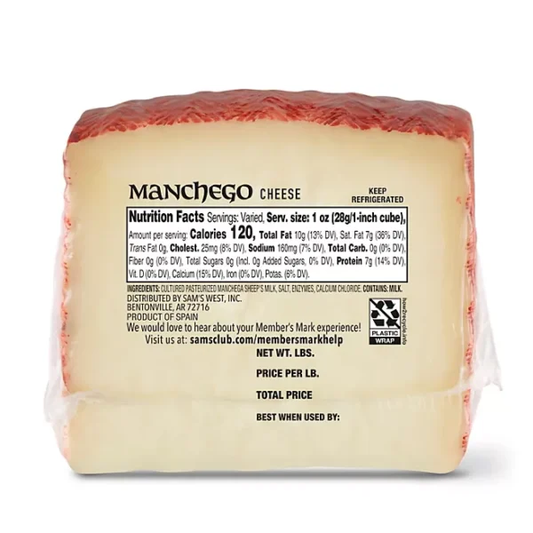 Member's Mark Manchego Wedge Cheese, priced per pound - Imagen 2