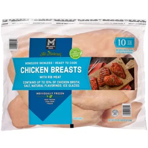Member's Mark Boneless and Skinless Chicken Breasts, Frozen, 10 lbs.