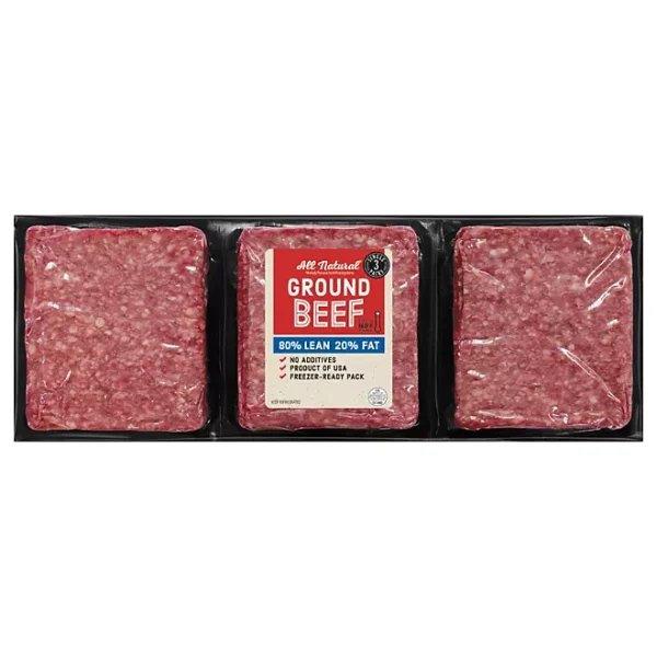 Member's Mark 80/20 Ground Beef, priced per pound