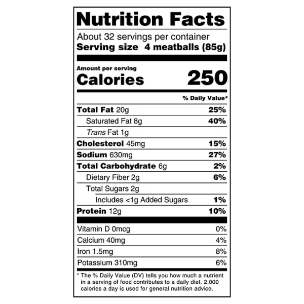 Member's Mark Italian Style Beef Meatballs, Frozen 6 lbs. - Imagen 2