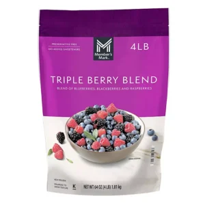 Member's Mark Triple Berry Blend, Frozen, 64 oz.