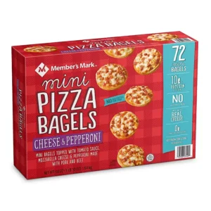 Member's Mark Mini Pizza Bagels, Cheese & Pepperoni 72 ct.