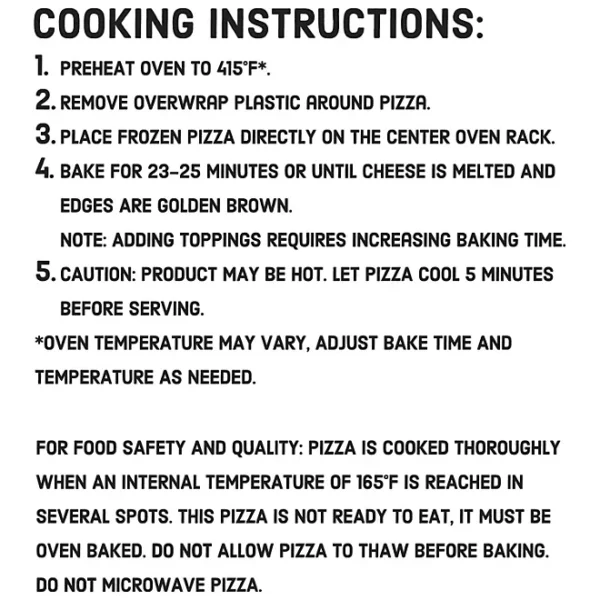 Member's Mark Rising Crust Four Cheese Pizza, Frozen, 3 pk. - Imagen 3