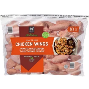 Member's Mark Bone In Chicken Wings, Frozen, 10 lbs.