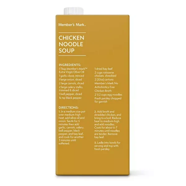 Member's Mark Chicken Broth, 32 oz., 6 pk. - Imagen 2