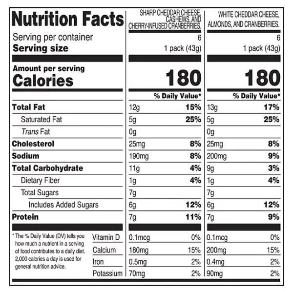 Member's Mark Cheese, Fruit and Nut Snacks, 12 pk. - Imagen 2