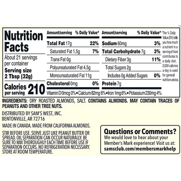 Member's Mark Almond Butter, 24 oz. - Imagen 2