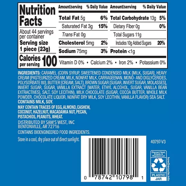 Member's Mark Milk Chocolate Sea Salt Caramels, 36 oz. - Imagen 2