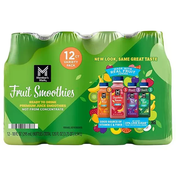 Member's Mark Smoothie Variety Pack, 10 fl. oz., 12 pk.