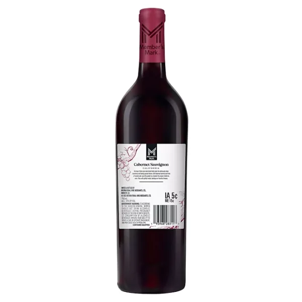 Member's Mark California Cabernet Sauvignon, 750 ml - Imagen 2