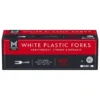Member's Mark White Plastic Forks, Heavyweight 600 ct.
