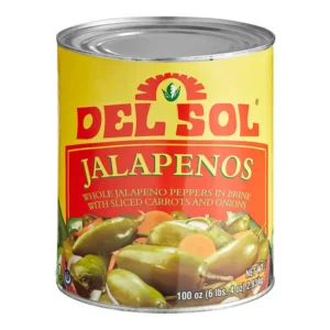 WHOLE JALAPEÑO ESCABECHE (Pickled Jalapenos) - #10 can.