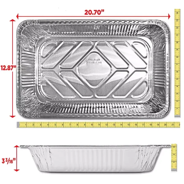 Member's Mark Full Size Aluminum Steam Table Pans, 18 ct. - Image 2