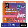 Member's Mark Laundry Detergent Power Pacs, Blooming Breeze, 130 ct.