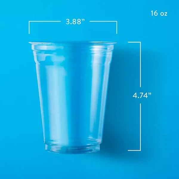 Member's Mark Clear Plastic Cups 16 oz., 132 ct. - Imagen 3