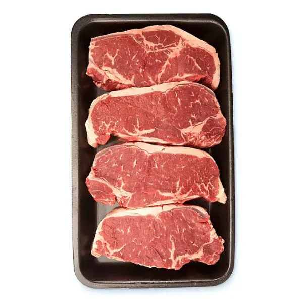 Member's Mark USDA Choice Angus Beef Boneless NY Strip Steak, priced per pound