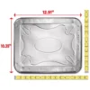 Member's Mark Aluminum Steam Table Lids, Half Size 36 ct. - Image 3