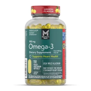 Member's Mark 900 mg Omega-3 from Fish Oil Softgels, 150 ct.