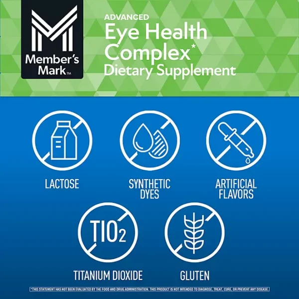 Member's Mark Advanced Eye Health Complex Softgels, 210 ct. - Image 3