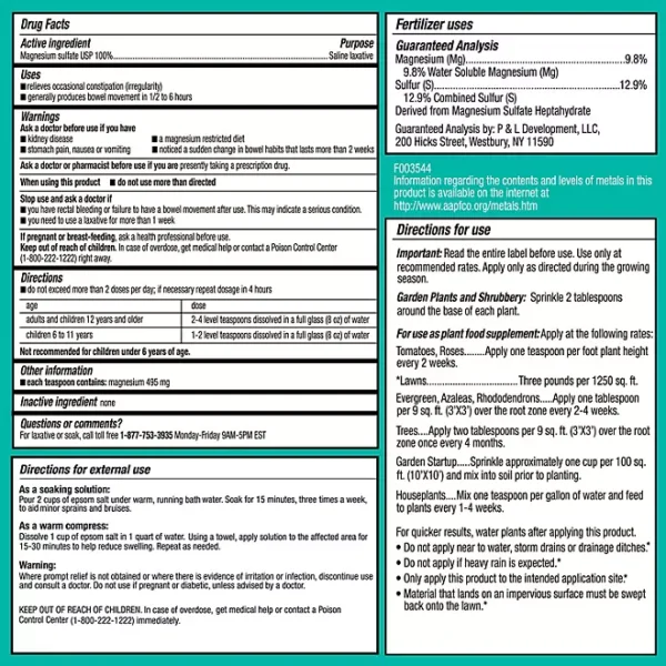 Member's Mark Epsom Salt, 7 lbs., 2 pk. - Imagen 2