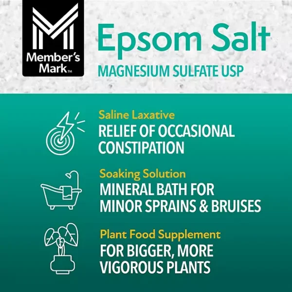 Member's Mark Epsom Salt, 7 lbs., 2 pk. - Imagen 3