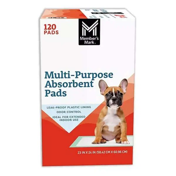 Member's Mark Multipurpose Ultra Absorbent Training Pads, 23" x 24", 120 ct. - Image 2