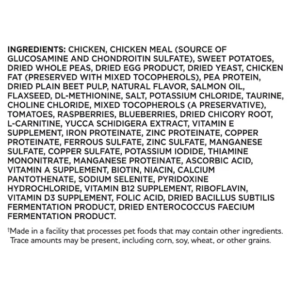 Member's Mark Grain Free Chicken and Vegetable Recipe, High Protein Dry Dog Food, 28 lbs. - Image 3