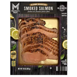 Member's Mark Smoked & Flame Roasted Salmon Slices, 10 oz.