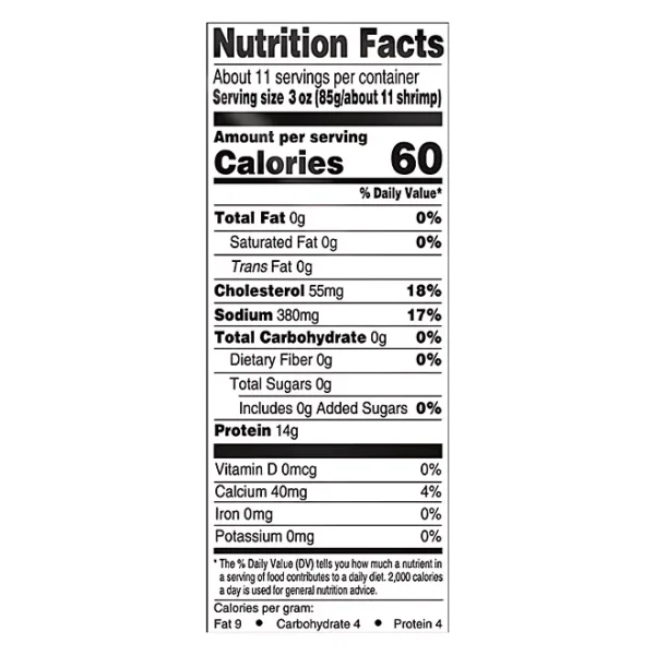 Member's Mark Farm Raised Medium Cooked Shrimp, Frozen, 50-70 ct. per pound, 2 lbs. - Imagen 2
