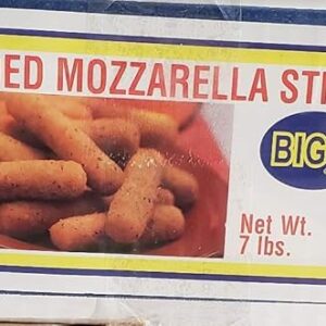 Frozen Big C - Breaded Thick Mozzarella Sticks - 7lb Box
