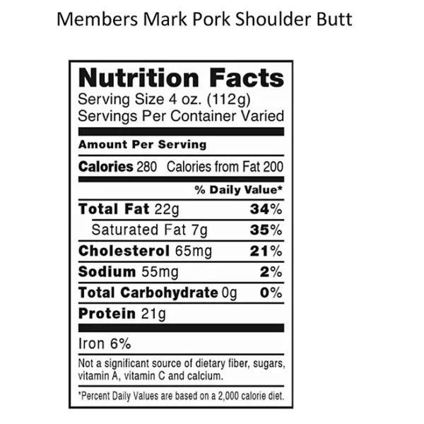 Member's Mark Bone-In Pork Boston Butt, Vacuum Pack, priced per pound - Imagen 2