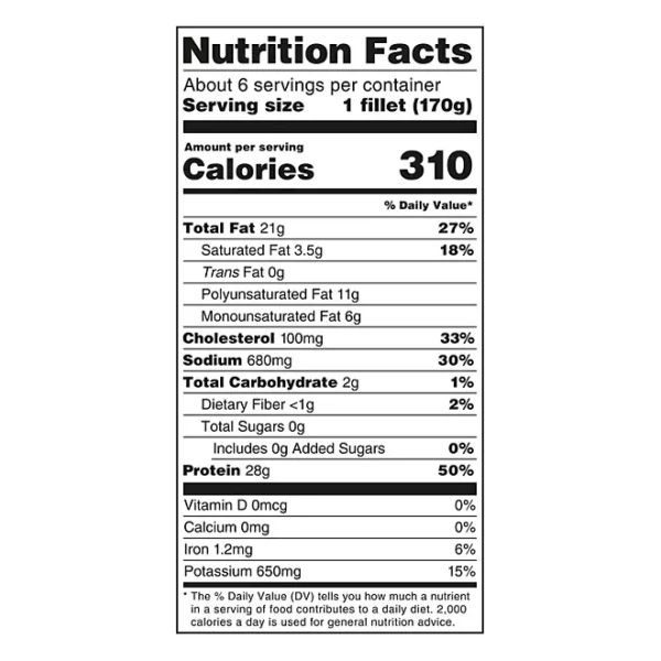 Member's Mark Wild Caught Boneless Marinated Alaskan Salmon, Frozen, 5-7 ct., 2.25 lbs. - Imagen 2