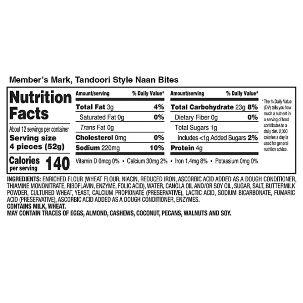 Member's Mark Tandoori Style Naan Bites, 22.2 oz. - Imagen 2