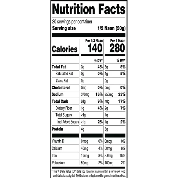 Member's Mark Original Stone Baked Naan 35.2 oz. - Imagen 2