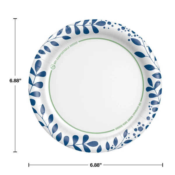 Member's Mark Ultra Dessert/Snack Paper Plates, 6.875", 330 ct. - Imagen 2