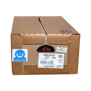 Halal Ground Beef, 90/10, Standard Grade, Domestic. Average unit weight: 10lb. Average case weight: 35 lbs