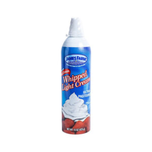 James Farm - Light Whipped Cream - 12/15 Oz. Units per case: 12