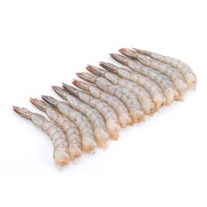 Frozen White Vannamei Shrimp - Raw, Headless, shell-on - 21-25 - 4 lb block