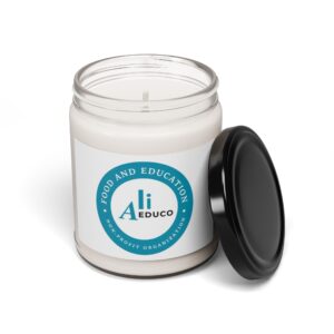ALIEDUCO Scented Soy Candle | Calm and Cozy Atmosphere, Eco-Friendly Gift, Home Decor, Relaxation, Fundraising Candle